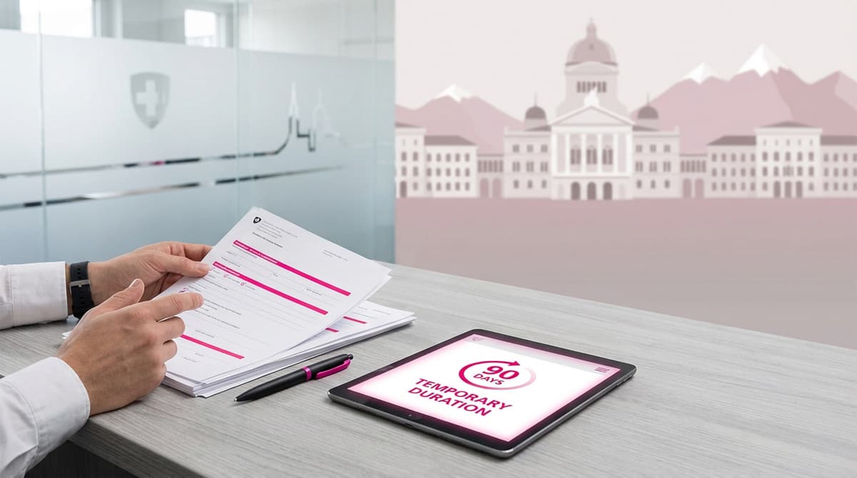 Procédure 90 jours escort : tout pour travailler en Suisse